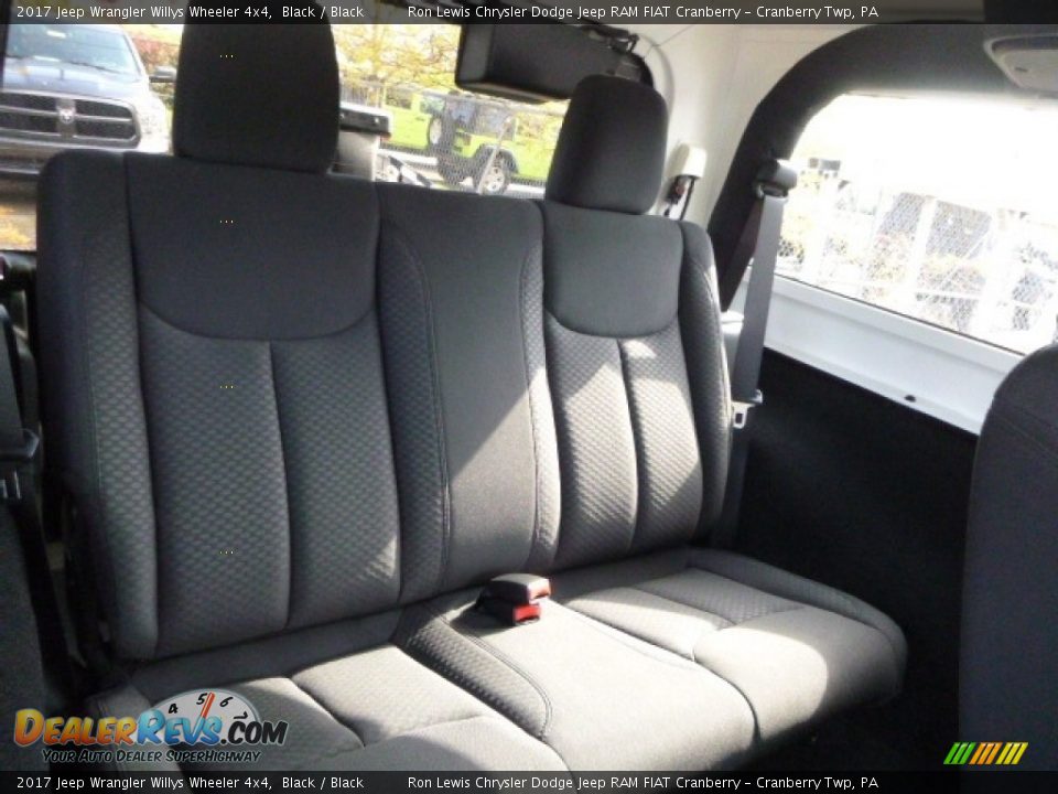 2017 Jeep Wrangler Willys Wheeler 4x4 Black / Black Photo #10