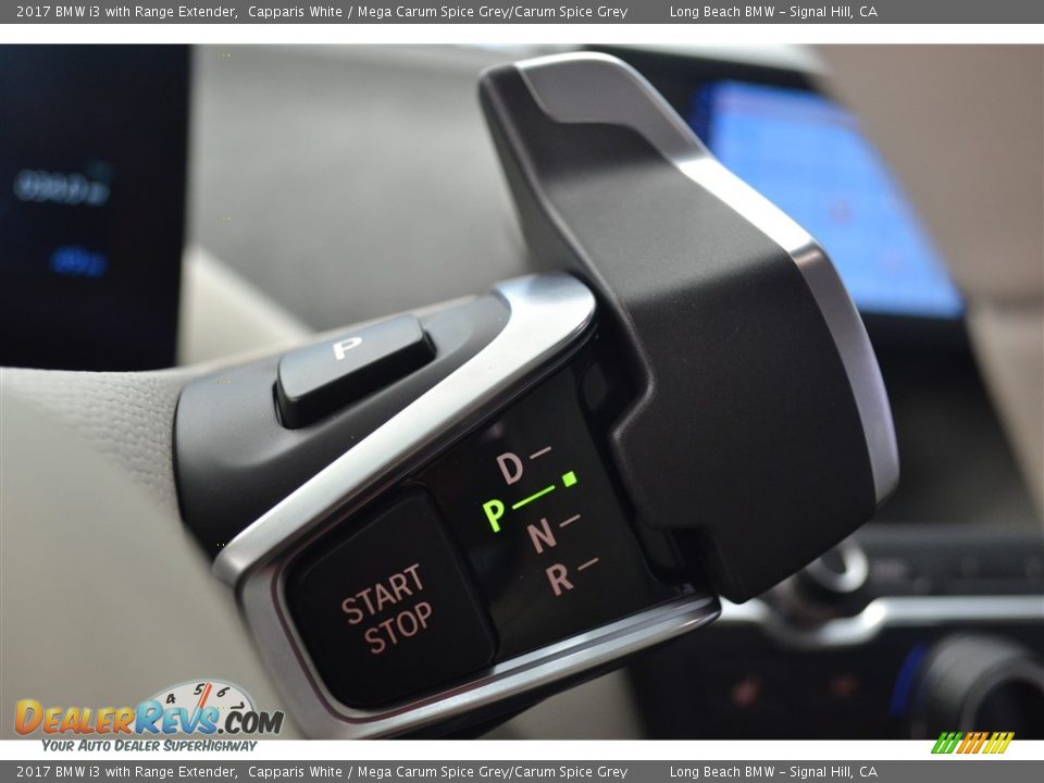 2017 BMW i3 with Range Extender Capparis White / Mega Carum Spice Grey/Carum Spice Grey Photo #12