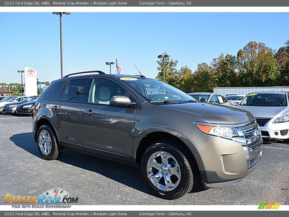 2013 Ford Edge SEL AWD Mineral Gray Metallic / Medium Light Stone Photo #1