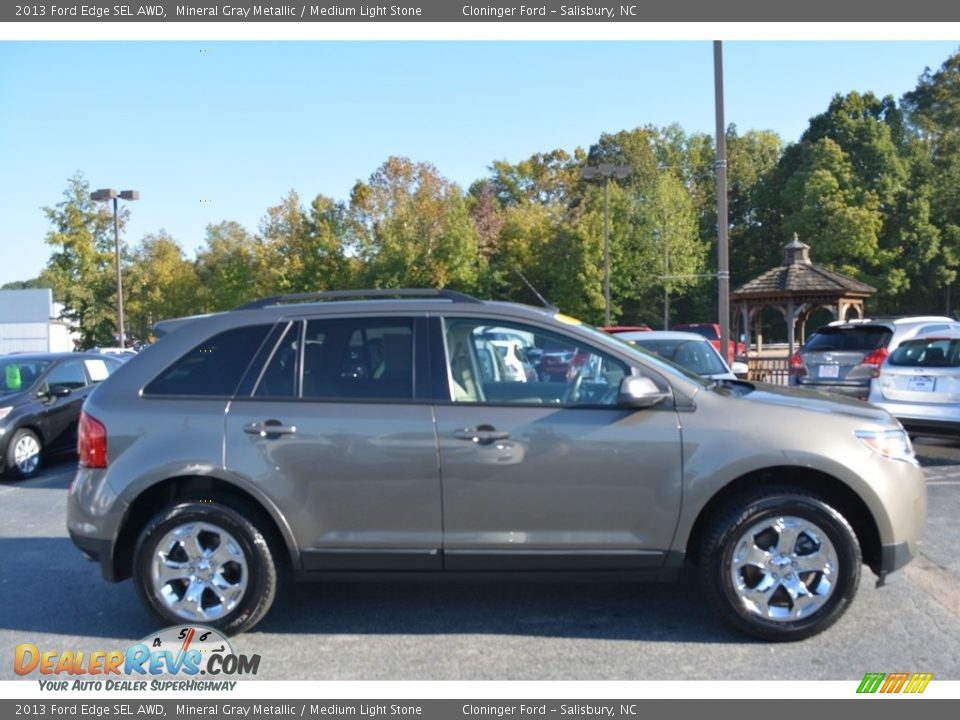 2013 Ford Edge SEL AWD Mineral Gray Metallic / Medium Light Stone Photo #2