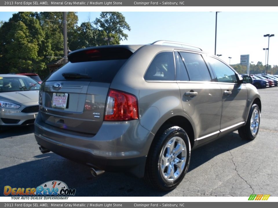 2013 Ford Edge SEL AWD Mineral Gray Metallic / Medium Light Stone Photo #3
