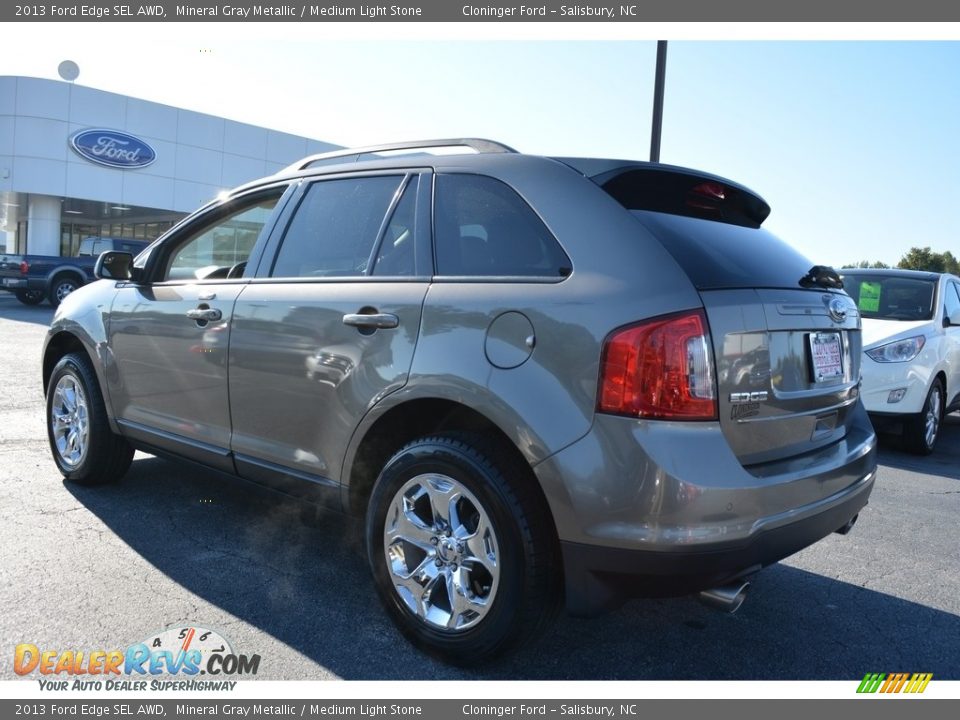 2013 Ford Edge SEL AWD Mineral Gray Metallic / Medium Light Stone Photo #5