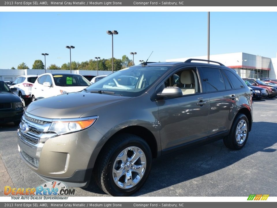 2013 Ford Edge SEL AWD Mineral Gray Metallic / Medium Light Stone Photo #7