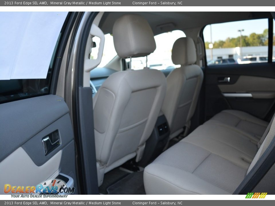 2013 Ford Edge SEL AWD Mineral Gray Metallic / Medium Light Stone Photo #11
