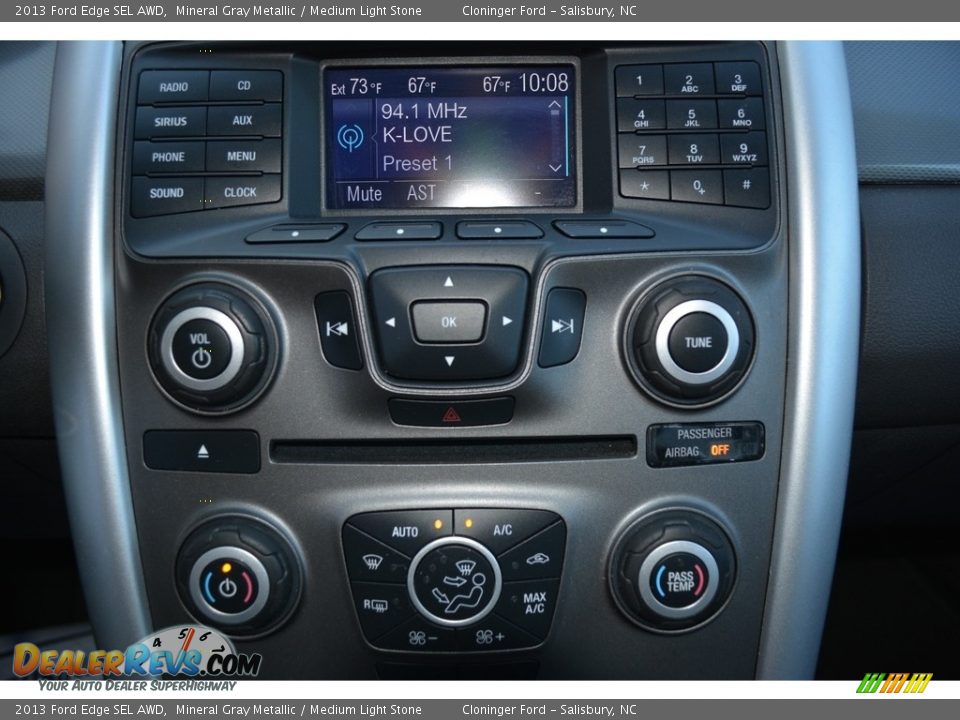 2013 Ford Edge SEL AWD Mineral Gray Metallic / Medium Light Stone Photo #16