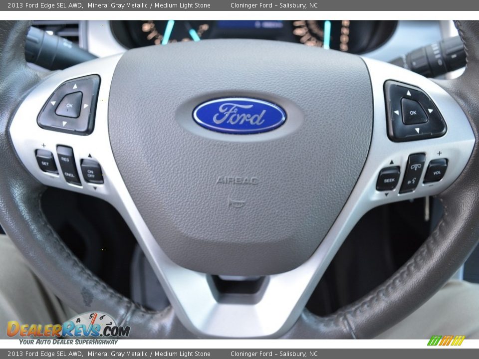 2013 Ford Edge SEL AWD Mineral Gray Metallic / Medium Light Stone Photo #18