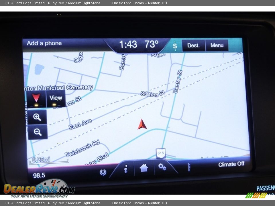 2014 Ford Edge Limited Ruby Red / Medium Light Stone Photo #10