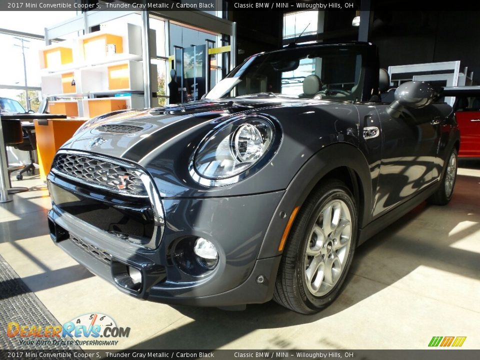Front 3/4 View of 2017 Mini Convertible Cooper S Photo #2