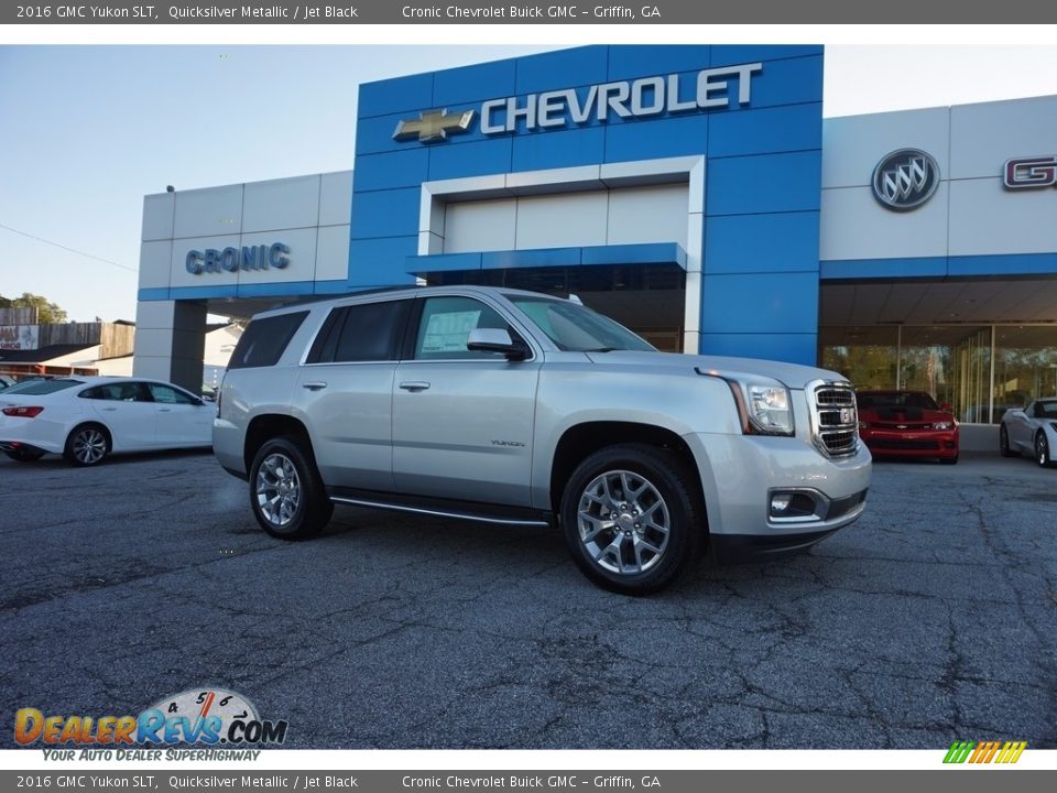 2016 GMC Yukon SLT Quicksilver Metallic / Jet Black Photo #1