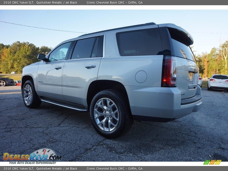 2016 GMC Yukon SLT Quicksilver Metallic / Jet Black Photo #5