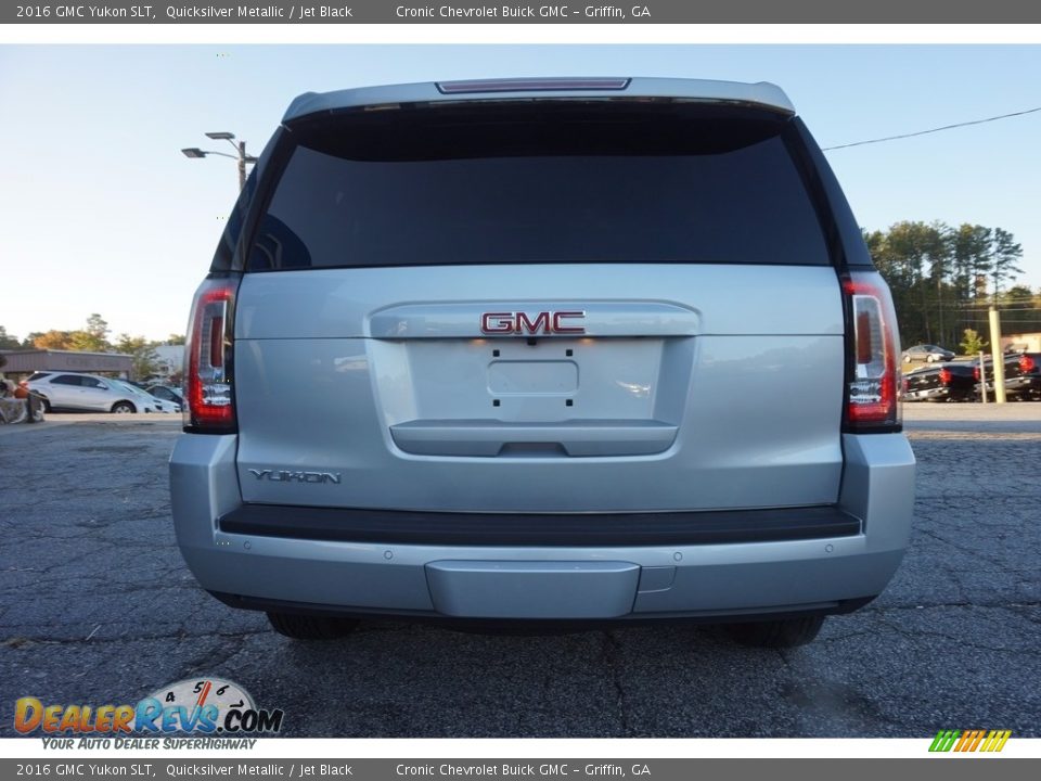 2016 GMC Yukon SLT Quicksilver Metallic / Jet Black Photo #6