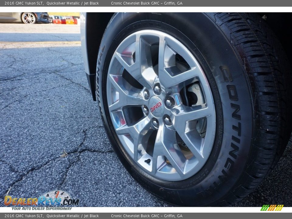 2016 GMC Yukon SLT Quicksilver Metallic / Jet Black Photo #12