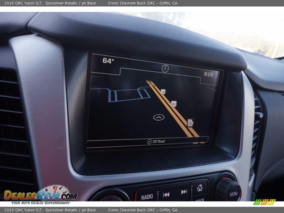2016 GMC Yukon SLT Quicksilver Metallic / Jet Black Photo #15