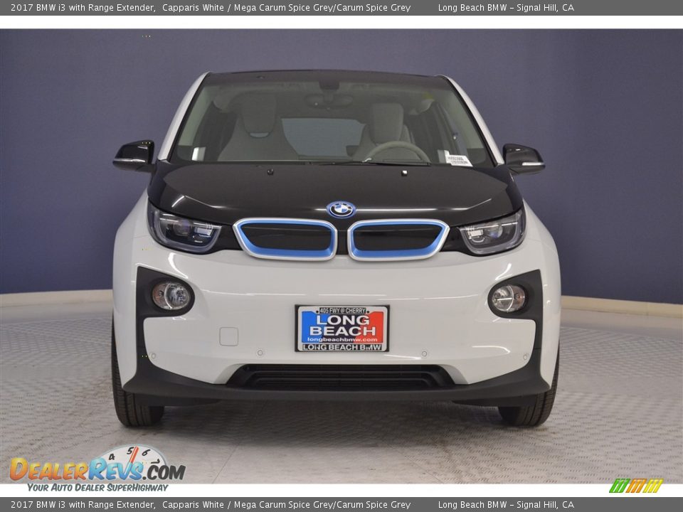 2017 BMW i3 with Range Extender Capparis White / Mega Carum Spice Grey/Carum Spice Grey Photo #2