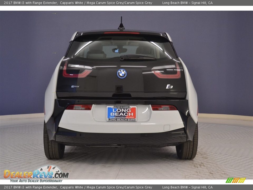 2017 BMW i3 with Range Extender Capparis White / Mega Carum Spice Grey/Carum Spice Grey Photo #5