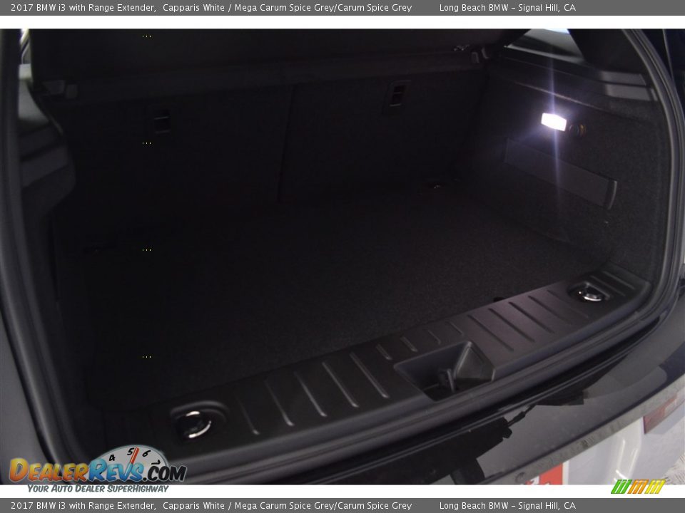 2017 BMW i3 with Range Extender Capparis White / Mega Carum Spice Grey/Carum Spice Grey Photo #10