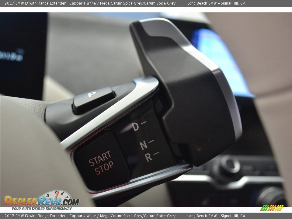2017 BMW i3 with Range Extender Capparis White / Mega Carum Spice Grey/Carum Spice Grey Photo #12