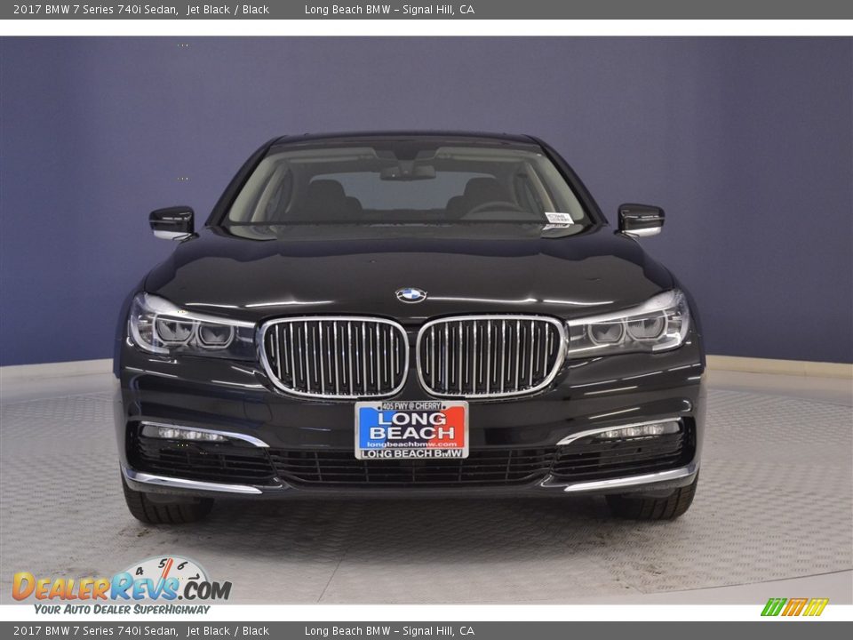 2017 BMW 7 Series 740i Sedan Jet Black / Black Photo #2