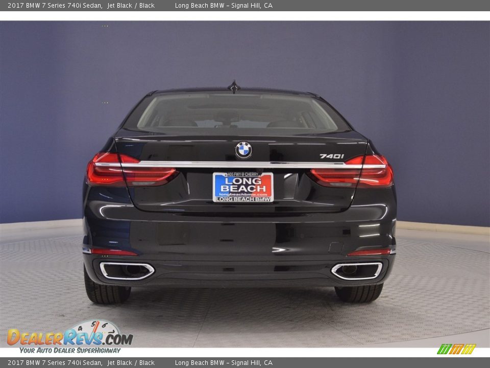 2017 BMW 7 Series 740i Sedan Jet Black / Black Photo #5