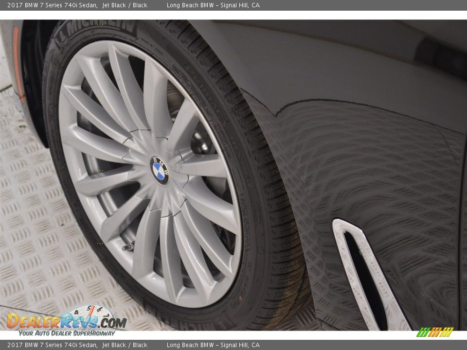 2017 BMW 7 Series 740i Sedan Jet Black / Black Photo #6