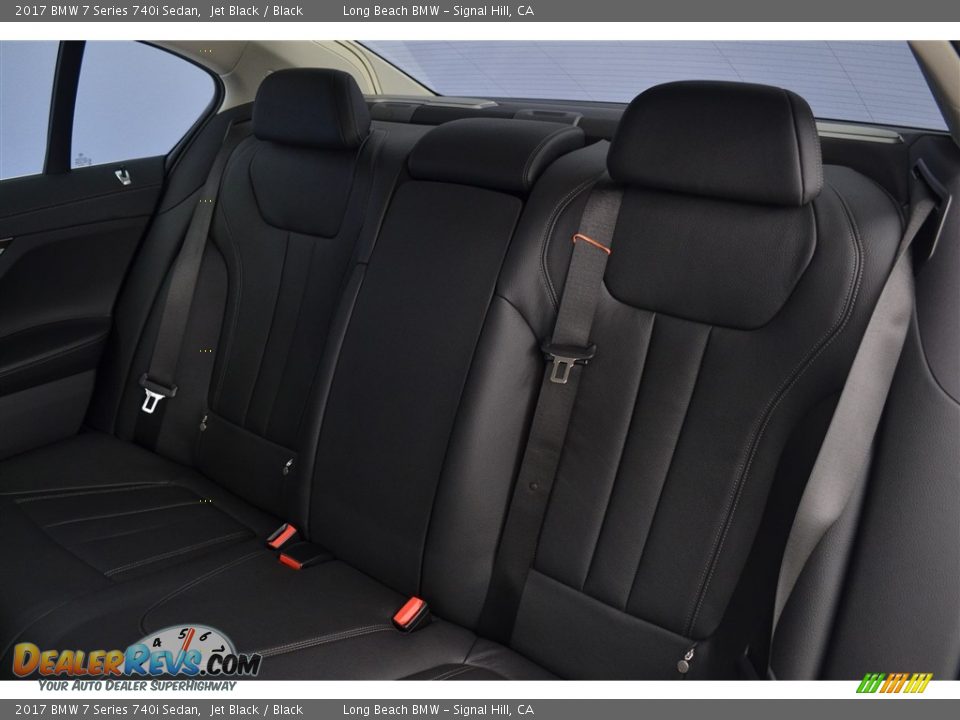 2017 BMW 7 Series 740i Sedan Jet Black / Black Photo #9