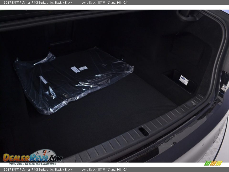 2017 BMW 7 Series 740i Sedan Jet Black / Black Photo #10