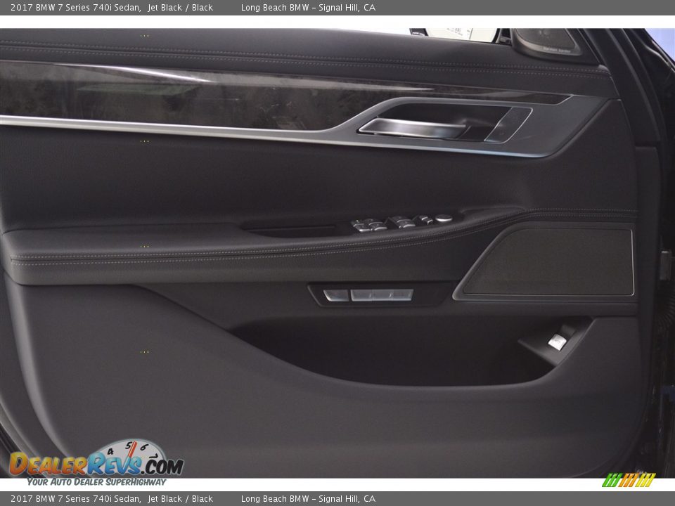 2017 BMW 7 Series 740i Sedan Jet Black / Black Photo #11