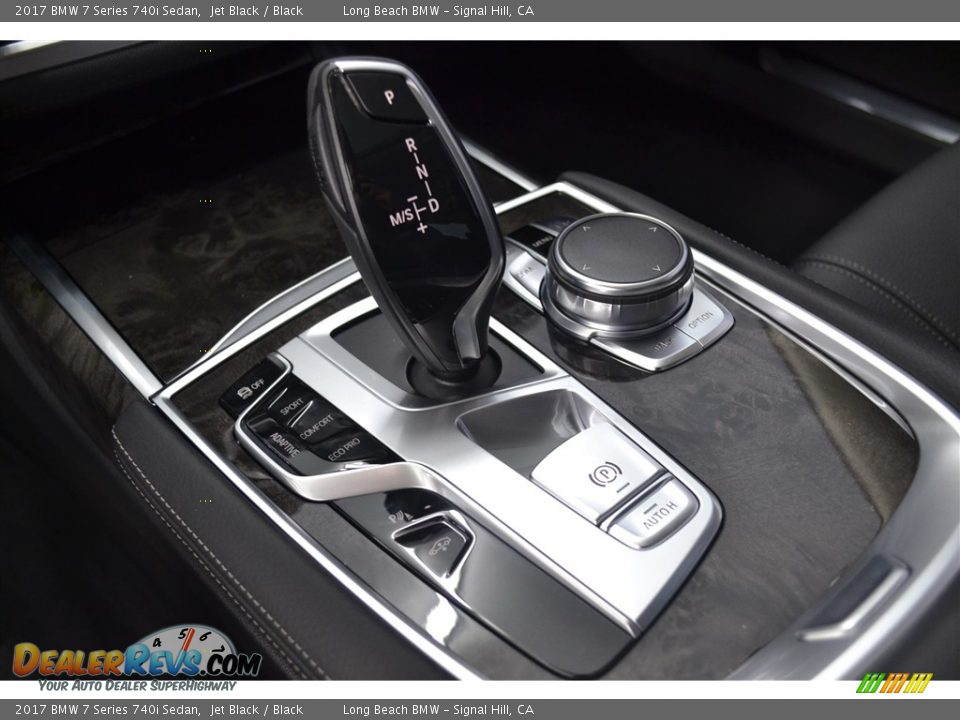 2017 BMW 7 Series 740i Sedan Jet Black / Black Photo #12