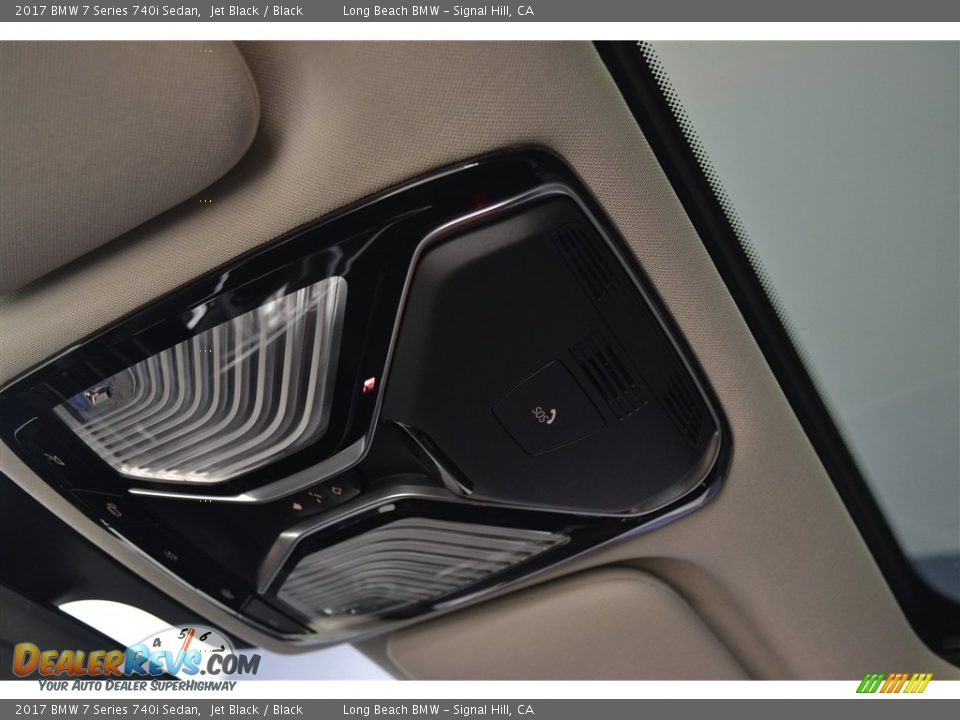 2017 BMW 7 Series 740i Sedan Jet Black / Black Photo #13