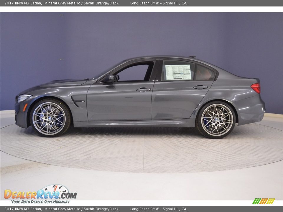 Mineral Grey Metallic 2017 BMW M3 Sedan Photo #3