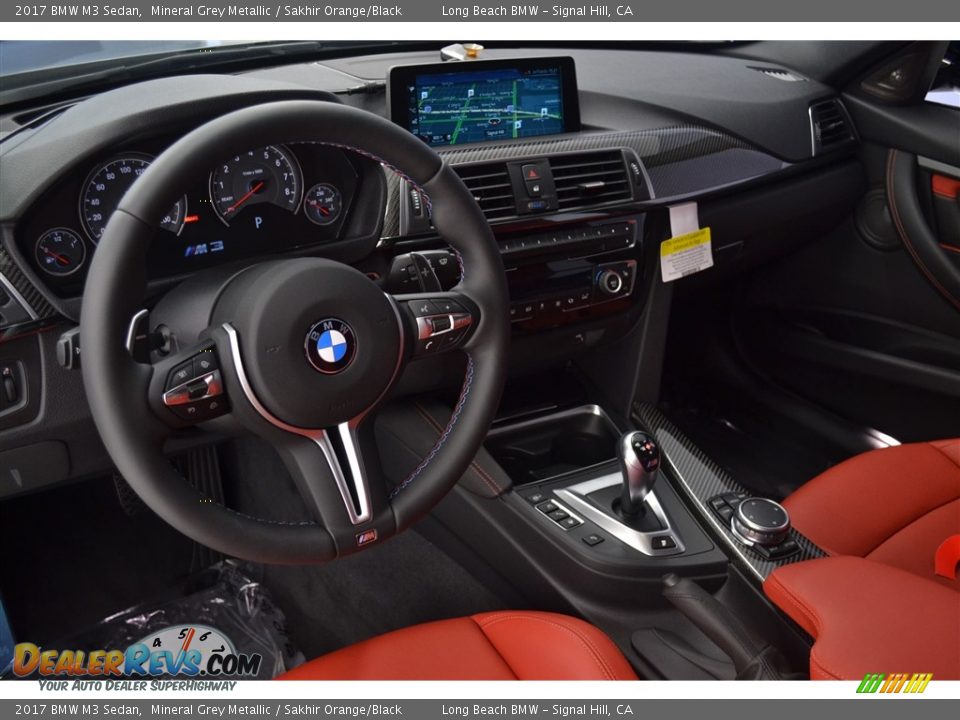 Sakhir Orange/Black Interior - 2017 BMW M3 Sedan Photo #7