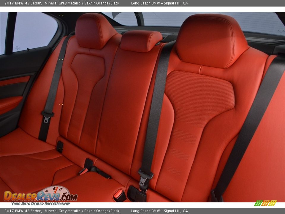 Rear Seat of 2017 BMW M3 Sedan Photo #9