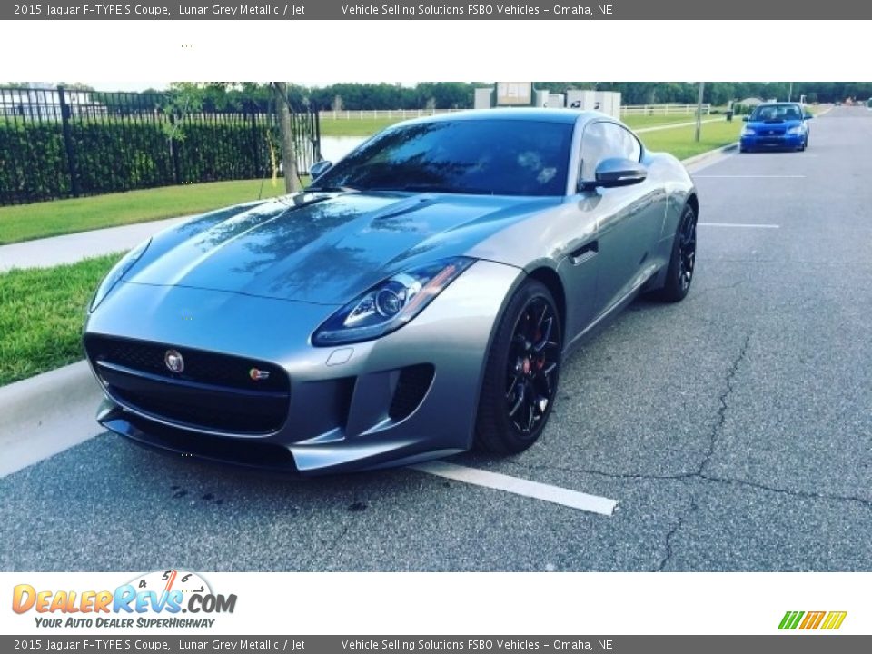 2015 Jaguar F-TYPE S Coupe Lunar Grey Metallic / Jet Photo #1