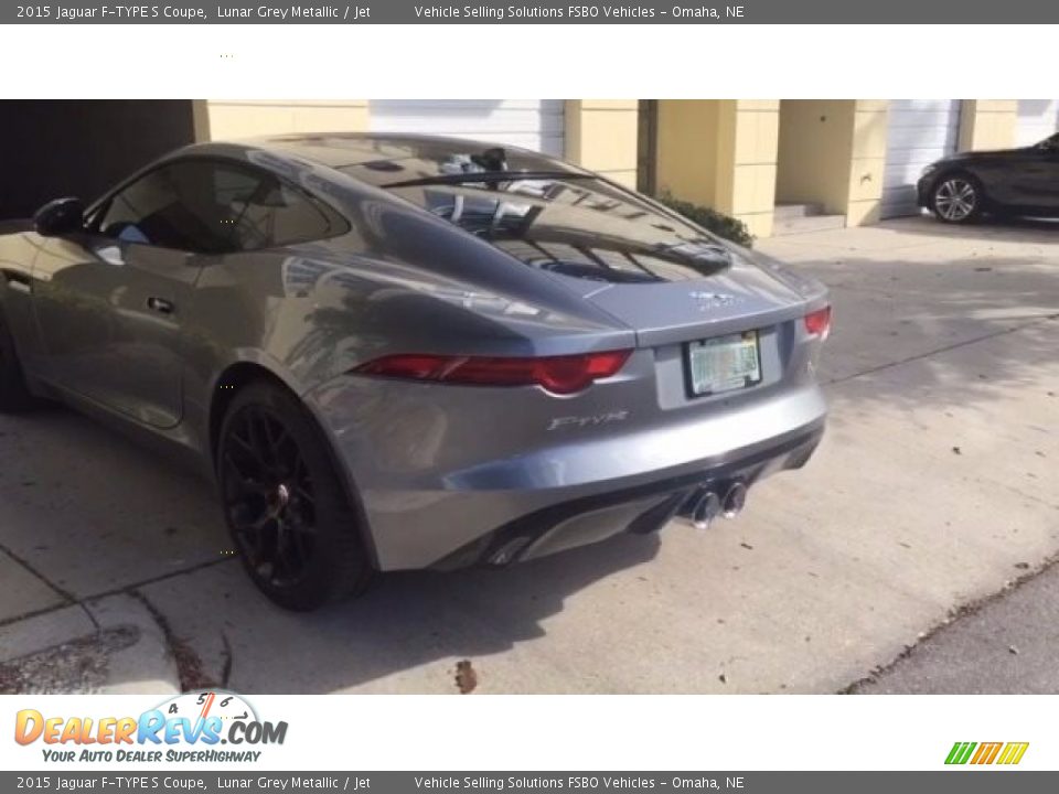 2015 Jaguar F-TYPE S Coupe Lunar Grey Metallic / Jet Photo #3