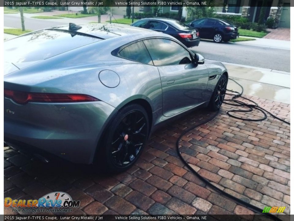 2015 Jaguar F-TYPE S Coupe Lunar Grey Metallic / Jet Photo #4