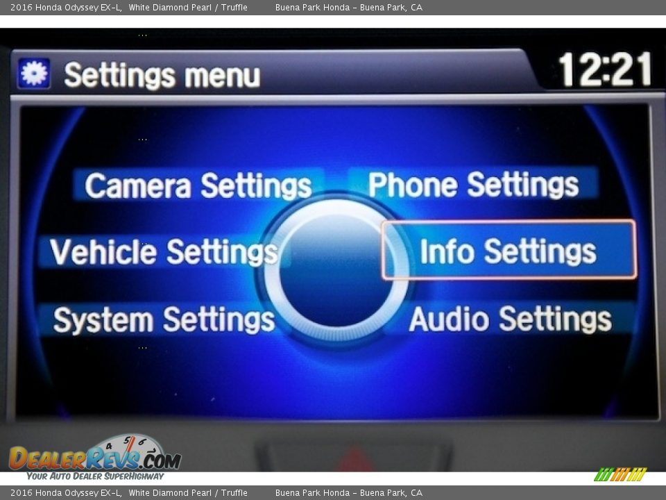 2016 Honda Odyssey EX-L White Diamond Pearl / Truffle Photo #20