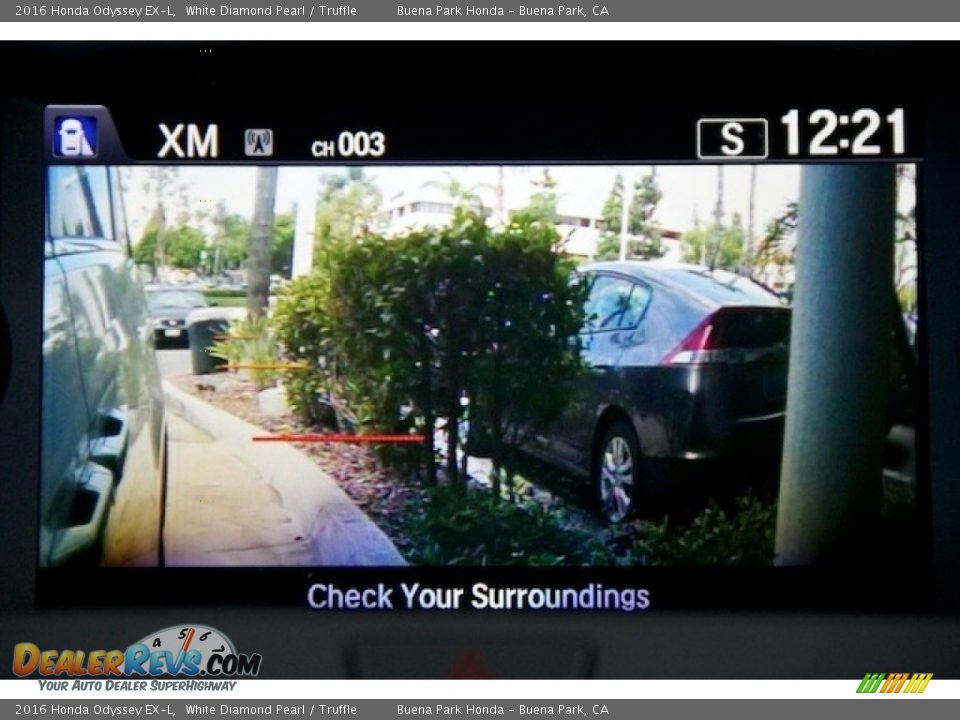 2016 Honda Odyssey EX-L White Diamond Pearl / Truffle Photo #22