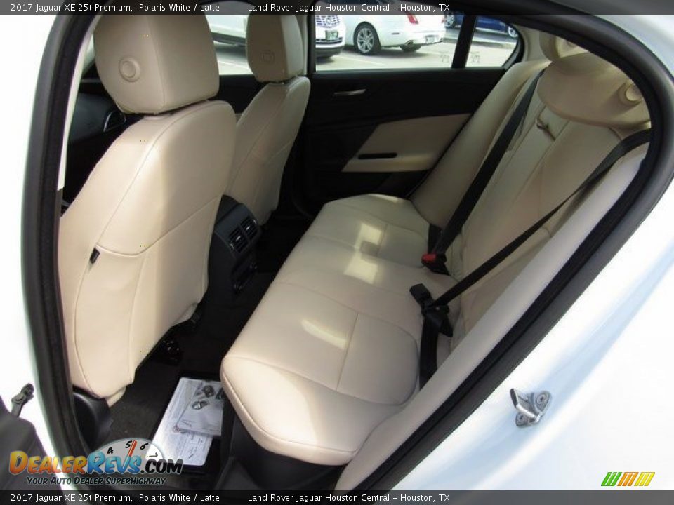 2017 Jaguar XE 25t Premium Polaris White / Latte Photo #5