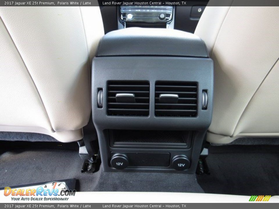 2017 Jaguar XE 25t Premium Polaris White / Latte Photo #15