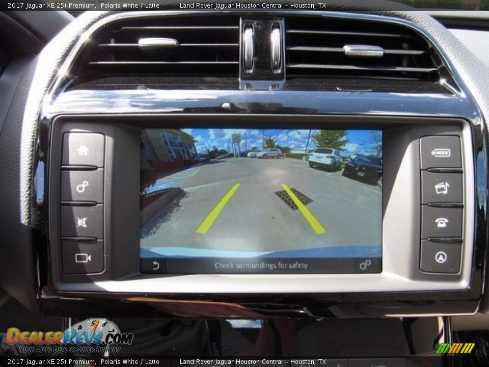 2017 Jaguar XE 25t Premium Polaris White / Latte Photo #18
