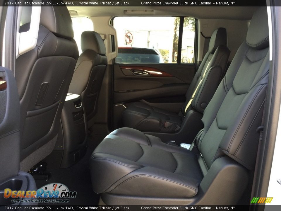 Rear Seat of 2017 Cadillac Escalade ESV Luxury 4WD Photo #7