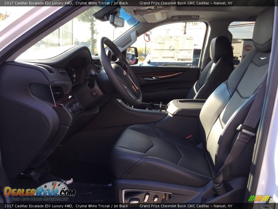 2017 Cadillac Escalade ESV Luxury 4WD Crystal White Tricoat / Jet Black Photo #9