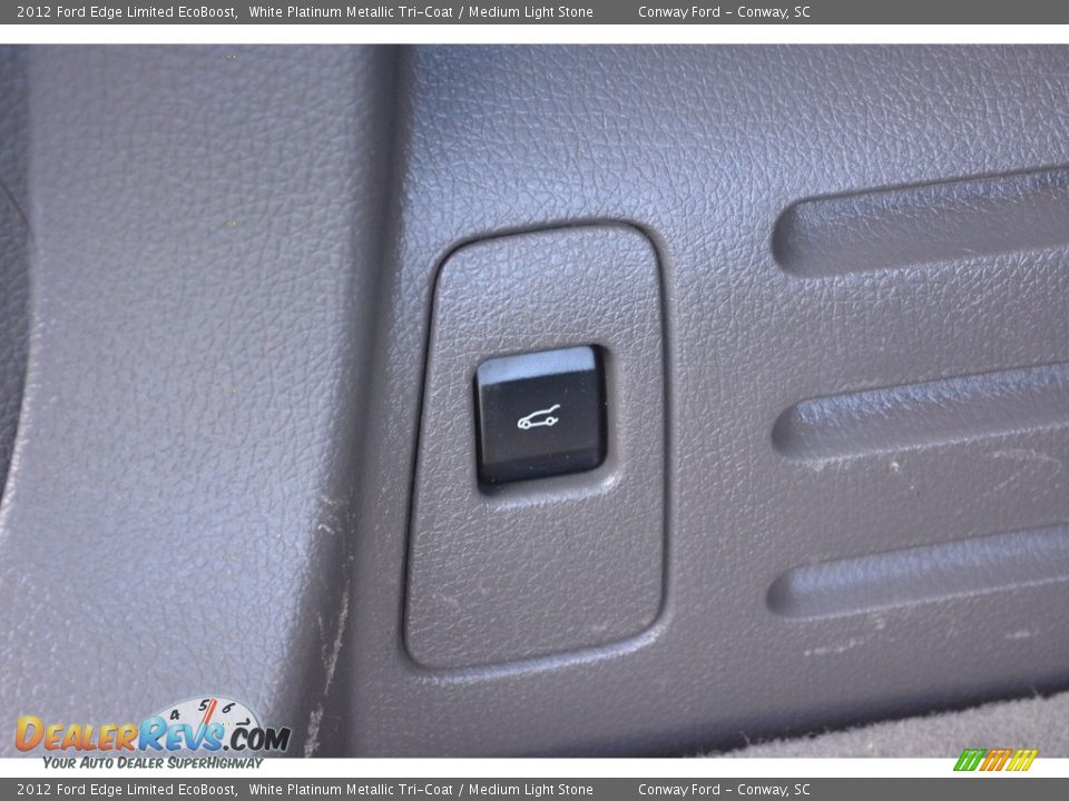 2012 Ford Edge Limited EcoBoost White Platinum Metallic Tri-Coat / Medium Light Stone Photo #8