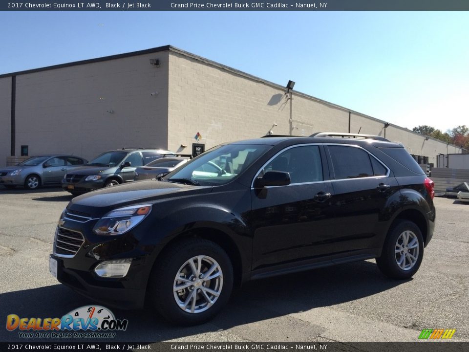 2017 Chevrolet Equinox LT AWD Black / Jet Black Photo #1