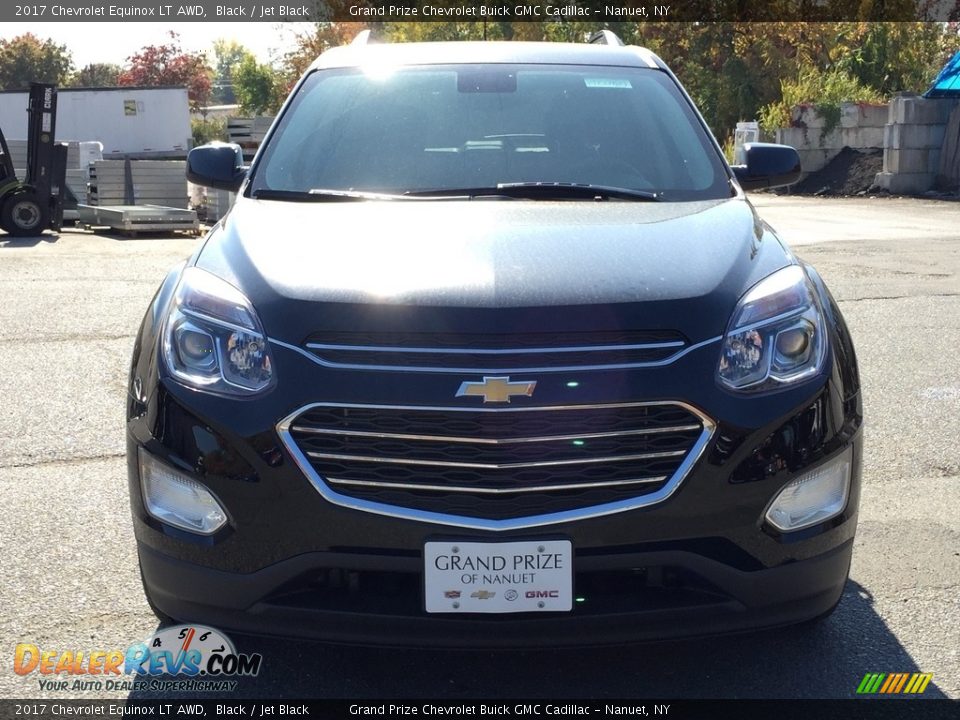 2017 Chevrolet Equinox LT AWD Black / Jet Black Photo #2