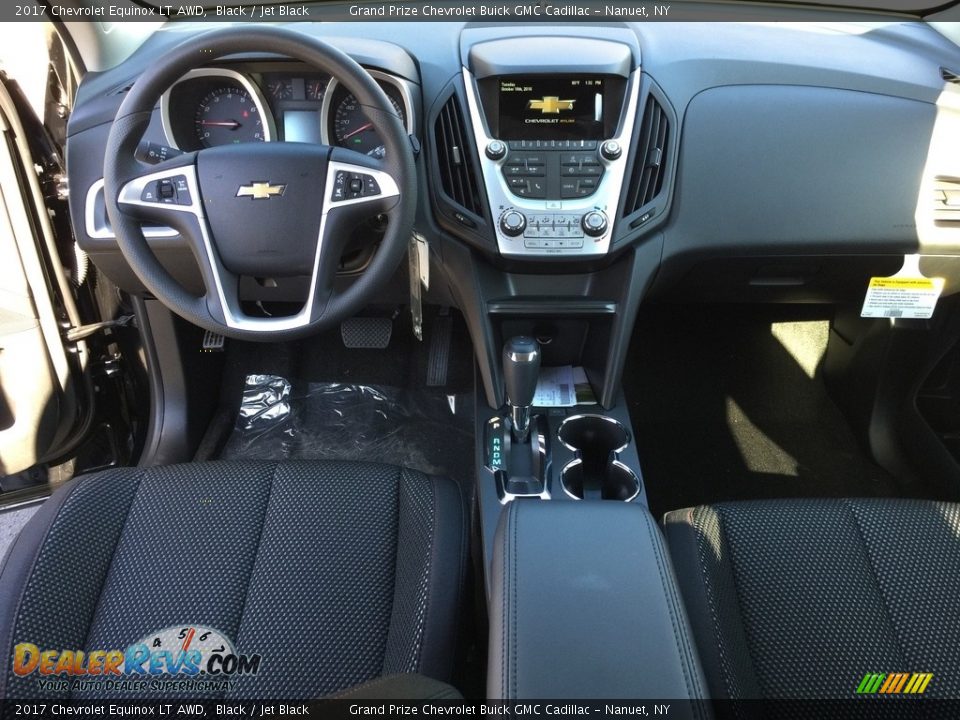 2017 Chevrolet Equinox LT AWD Black / Jet Black Photo #8