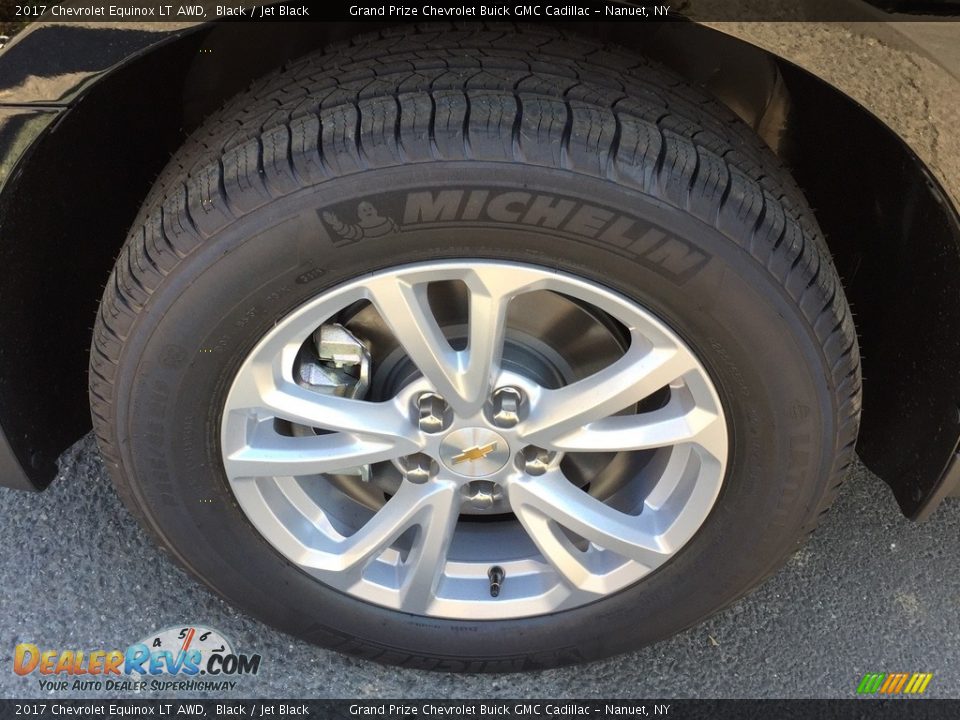 2017 Chevrolet Equinox LT AWD Black / Jet Black Photo #10