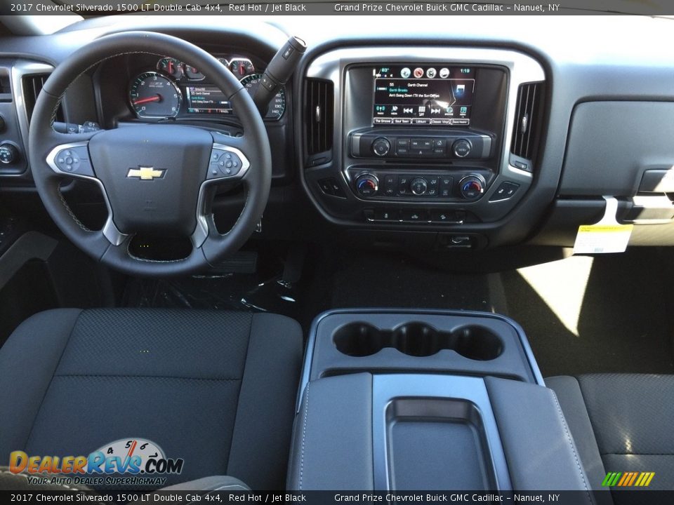 2017 Chevrolet Silverado 1500 LT Double Cab 4x4 Red Hot / Jet Black Photo #8