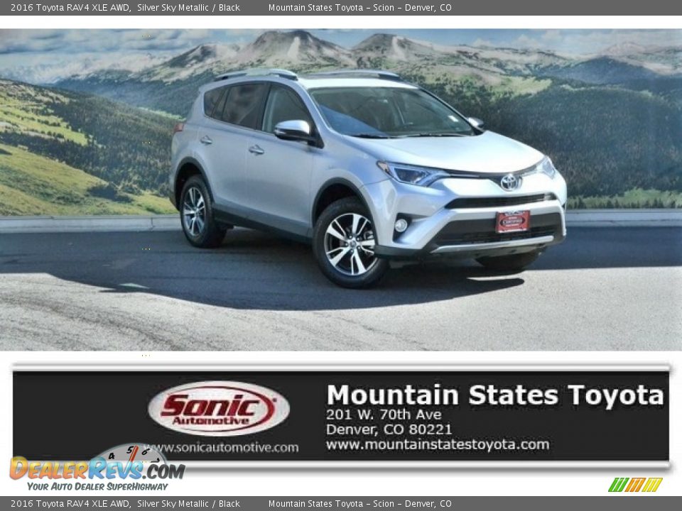 2016 Toyota RAV4 XLE AWD Silver Sky Metallic / Black Photo #1