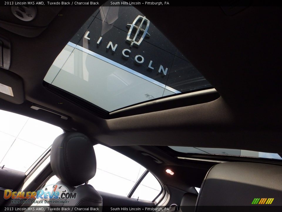 2013 Lincoln MKS AWD Tuxedo Black / Charcoal Black Photo #20